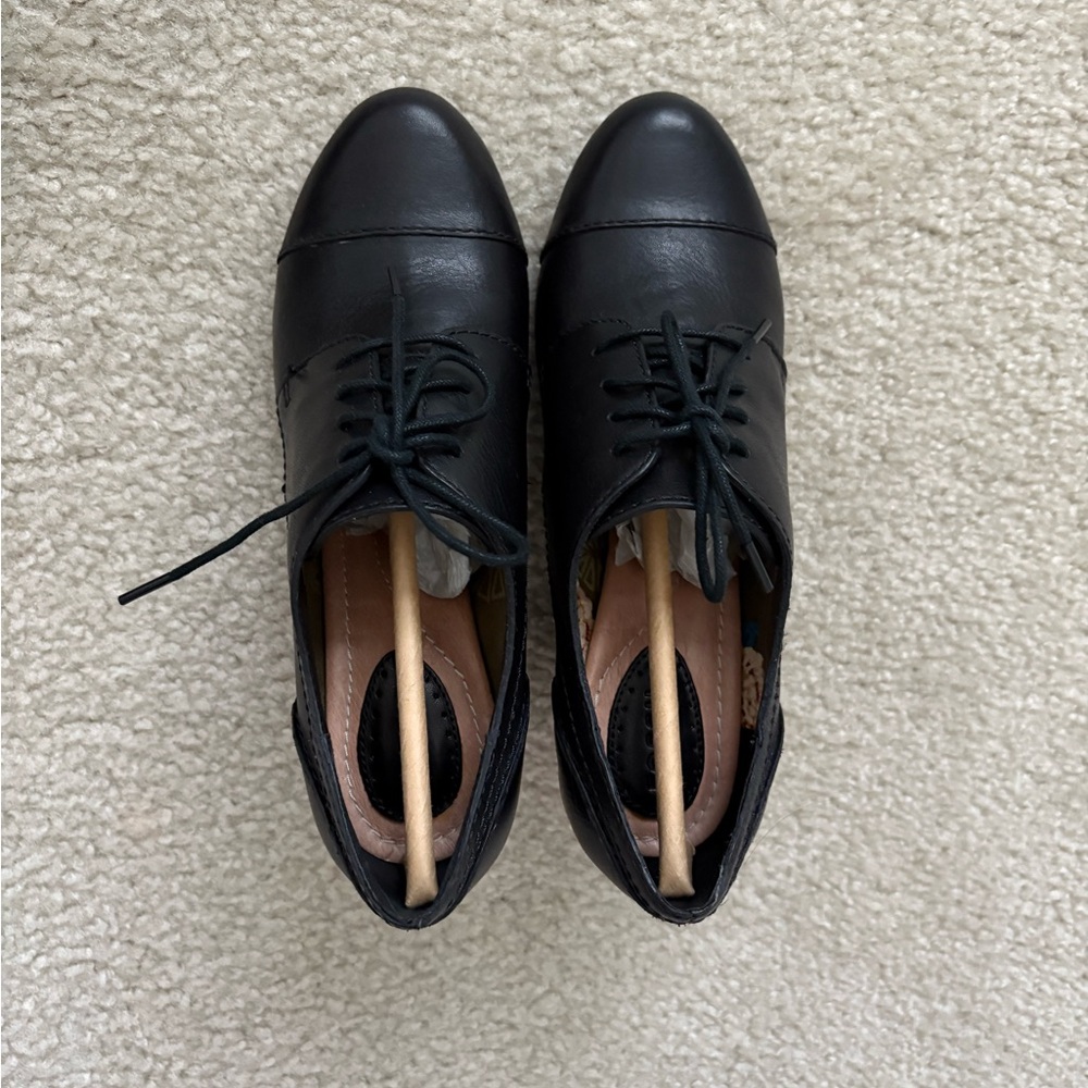 Fossil Black Savana Lace Bootie Sz7